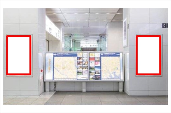 JR九州　博多駅デジタル4面セット