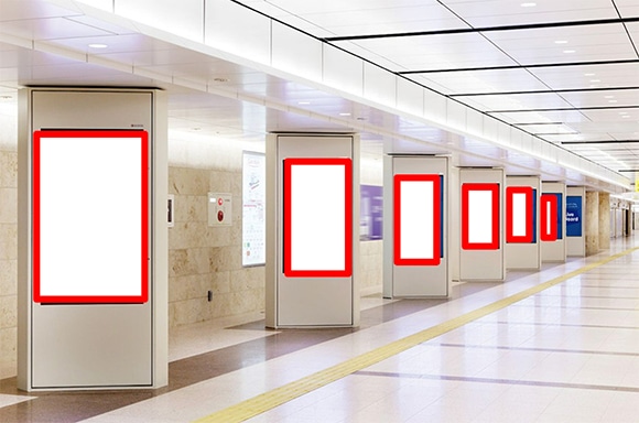 JR東海　J・ADビジョンCentral　名古屋駅地下通路